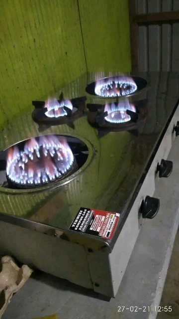 kompor gas selesai kami service