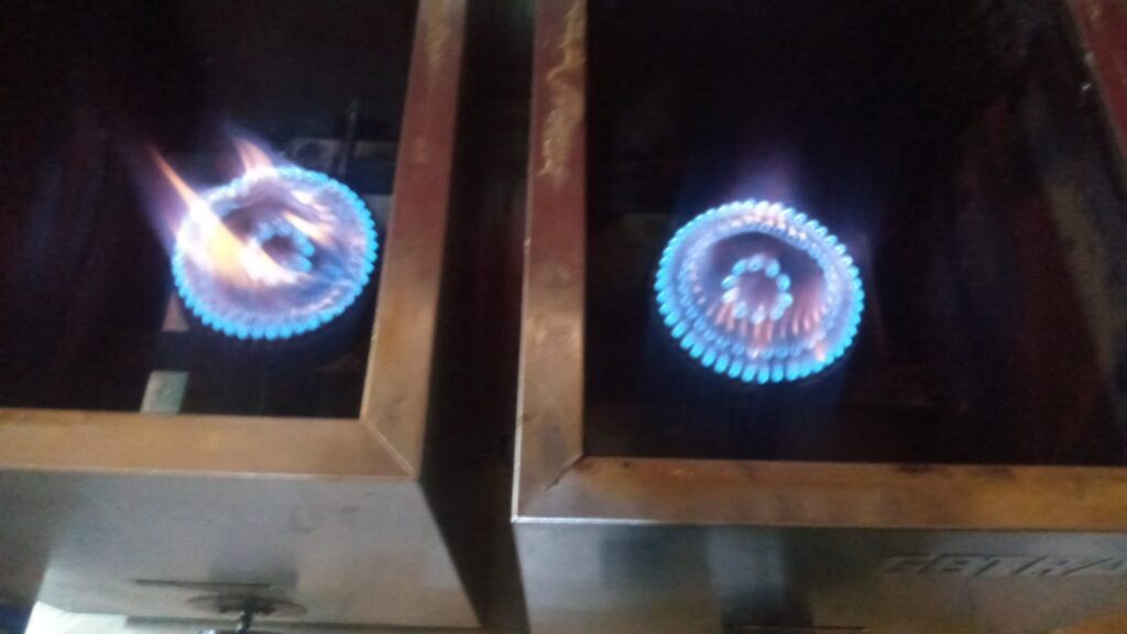 perbaikan kompor gas besar