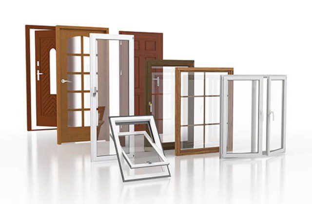 Kusen Aluminium Pintu Kayu