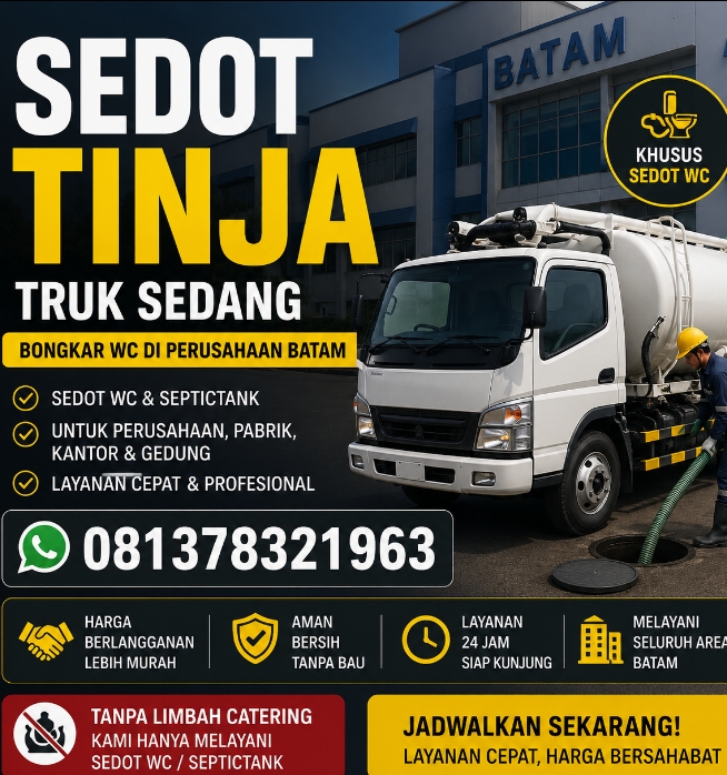 perusahaan jasa sedot wc batam termurah